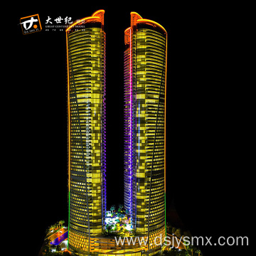 Acrylic scale model building architectural model maker